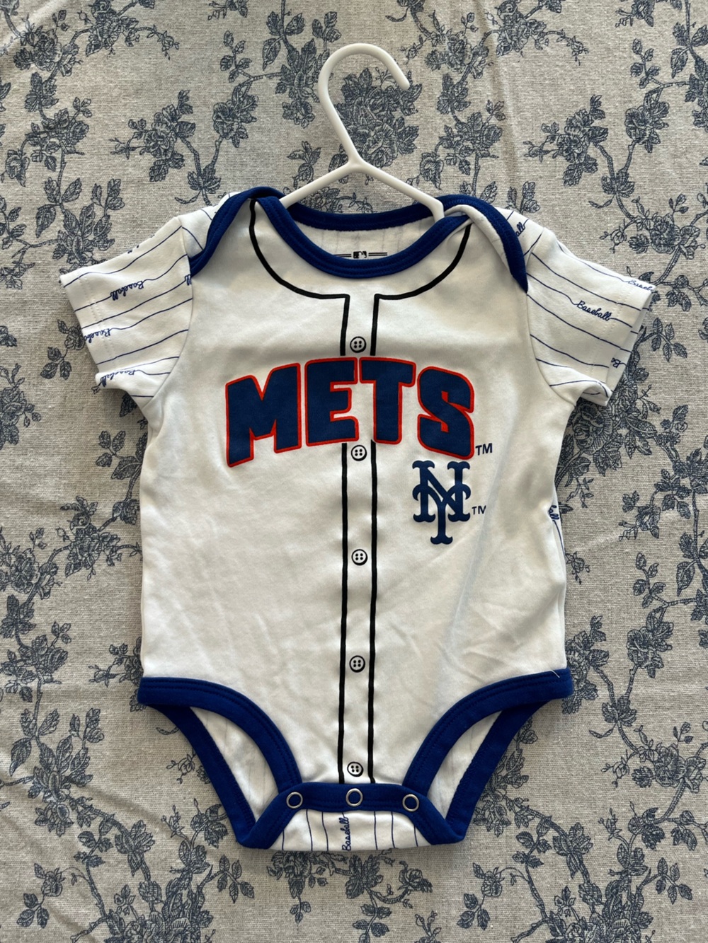 NY Mets MLB Infant Baseball Romper